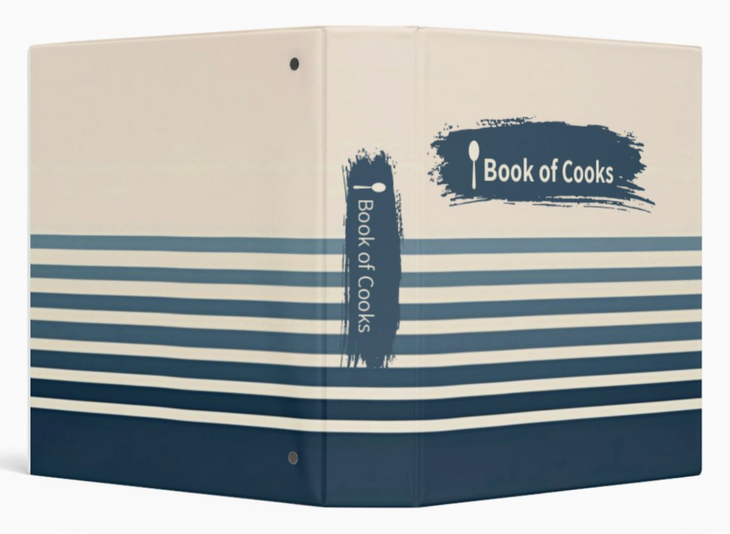 Stripes Recipe Binder