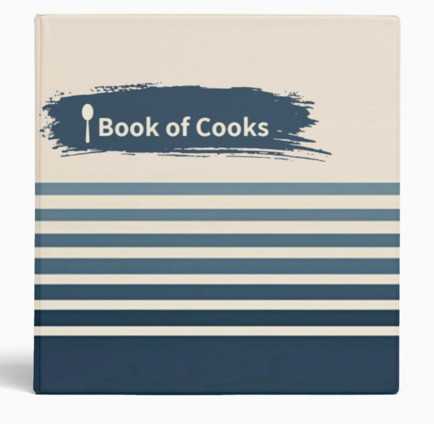 Stripes Recipe Binder