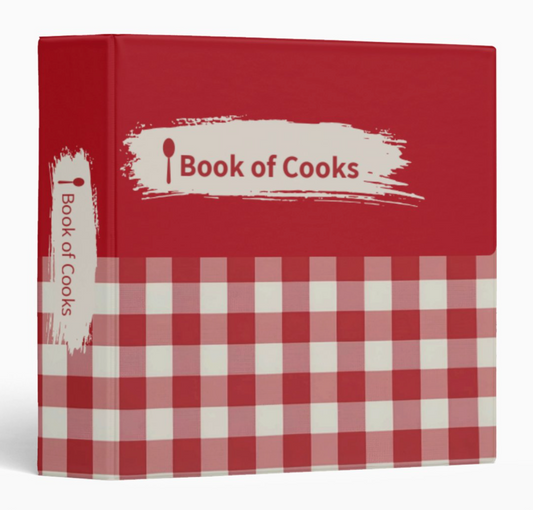 Classic Plaid Recipe Binder